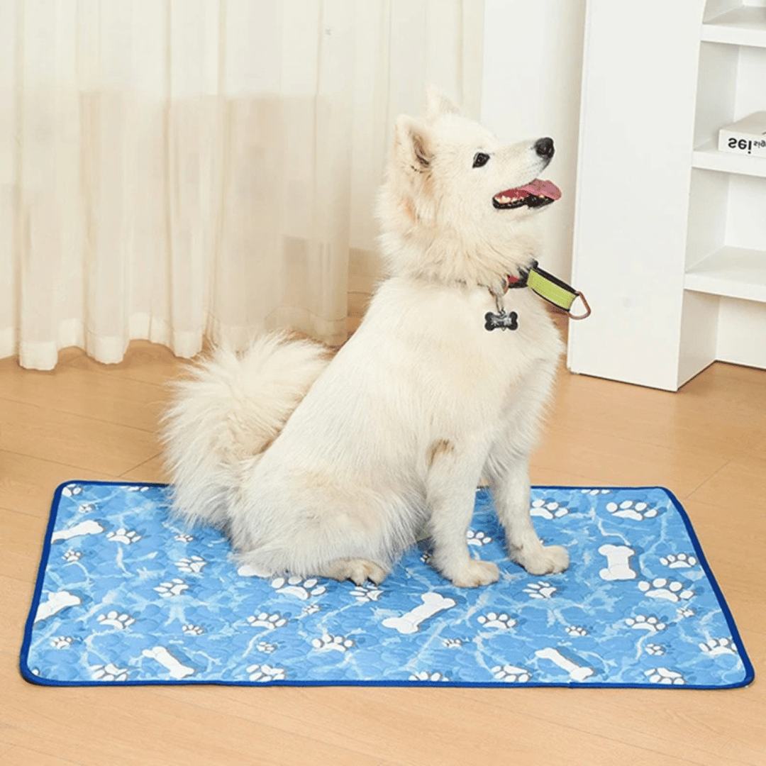 Ice Silk Dog Cooling Mat | Self-Cooling Pad for Dogs & Cats 4