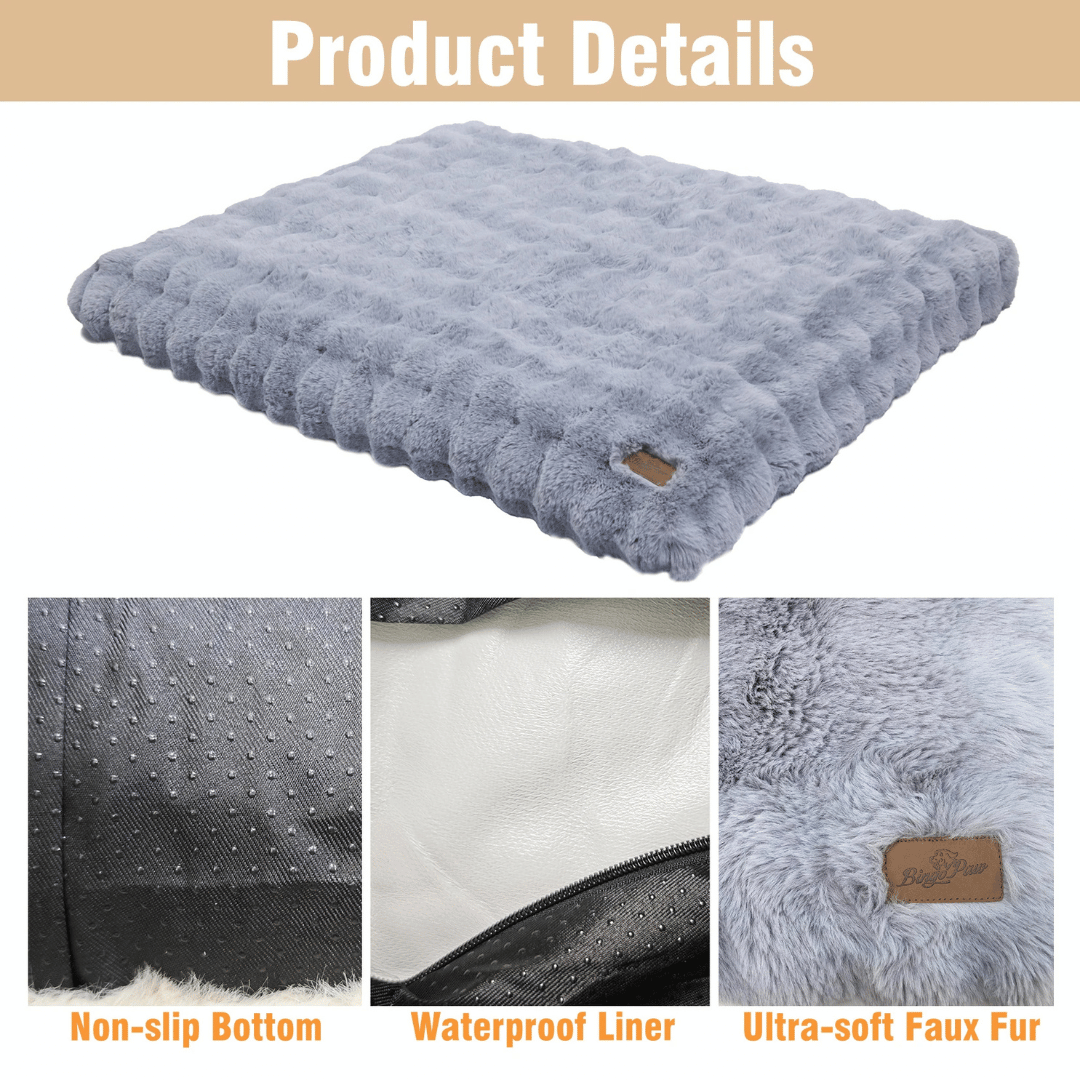 Cloud Comfort Giant & XXL Dog Bed Pillow with Ultra Soft Plush & Washable Cover