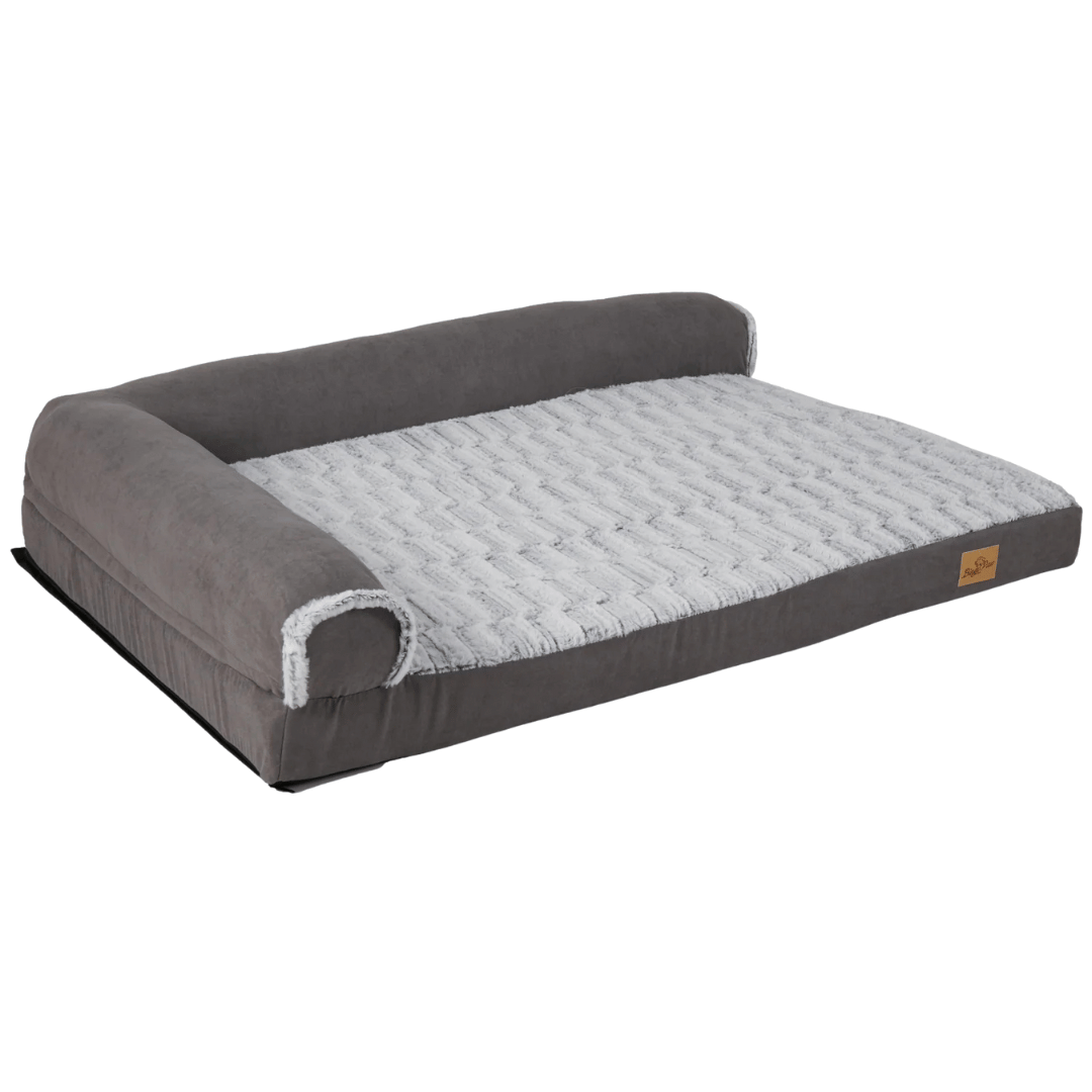 XL Orthopedic Memory Foam Dog Bolster Bed for Large Dogs