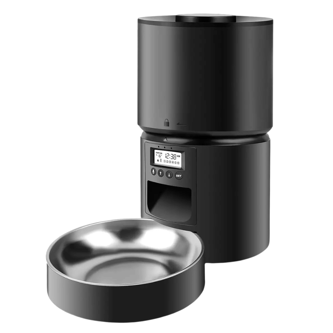6-Meals Per Day Automatic Cat Feeder with Timer & Voice Recording 3