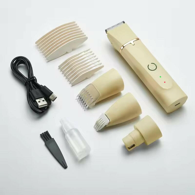 Cordless 4-in-1 Dog Grooming Clippers – Low Noise, Waterproof & Rechargeable 8