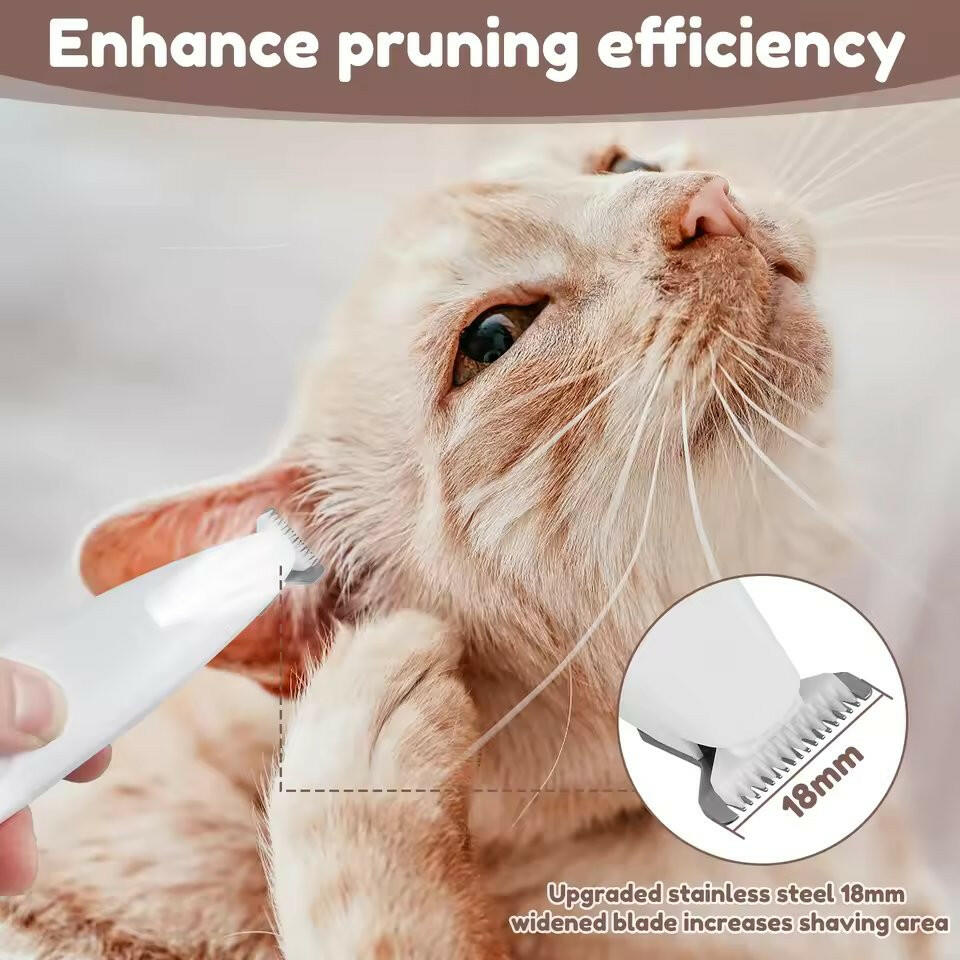 Cordless Dog Paw Trimmer with LED Light for Safe Grooming 6