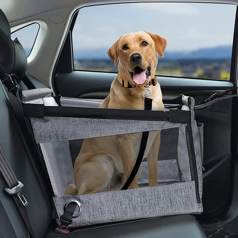 Easy-to-Install Dog Car Basket for Small to Medium Dogs – Tailzy