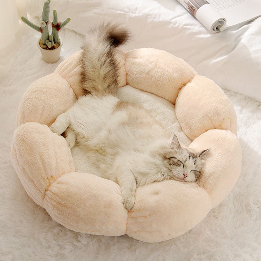 Flower-Shaped-Cat-Bed-Nest-5