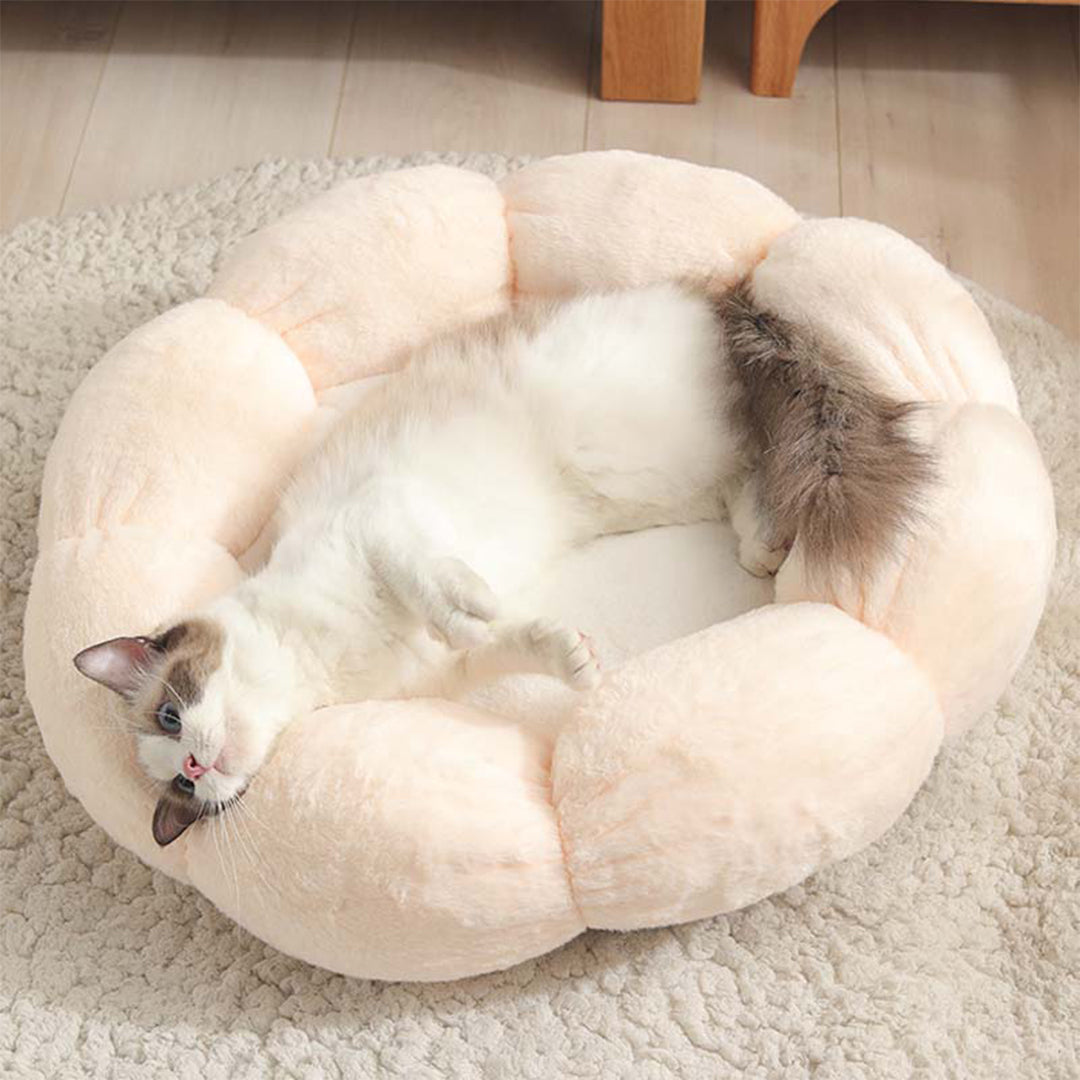 Flower-Shaped-Cat-Bed-Nest-8