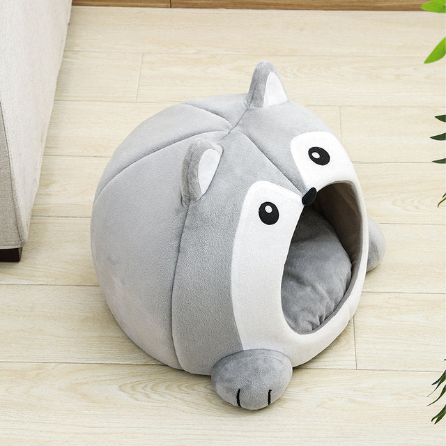 Fun-Plush-Cat-Bed-House-6