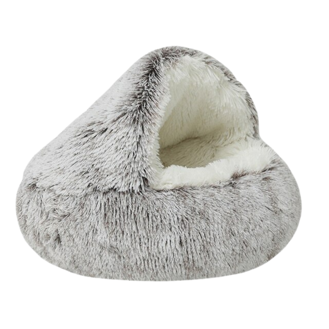 Furry-Plush-Cat-Bed-Nest-Snuggle-Cave-16
