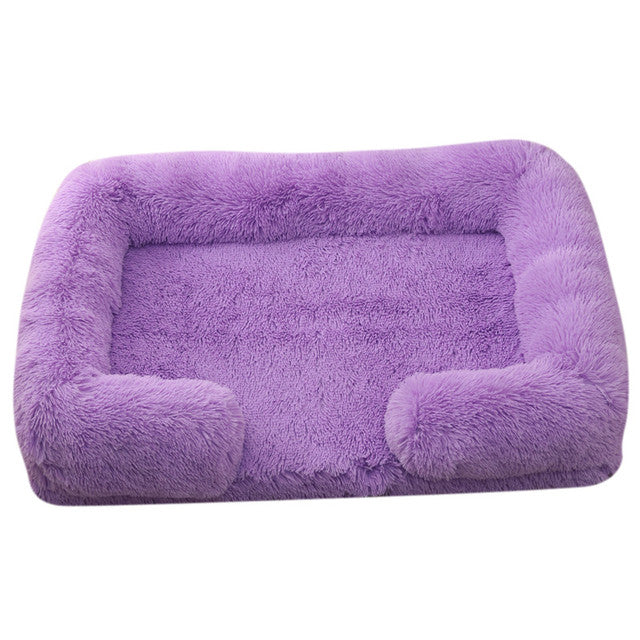 Furry-Plush-Orthopaedic-Dog-Bed-with-Washable-Cover-1