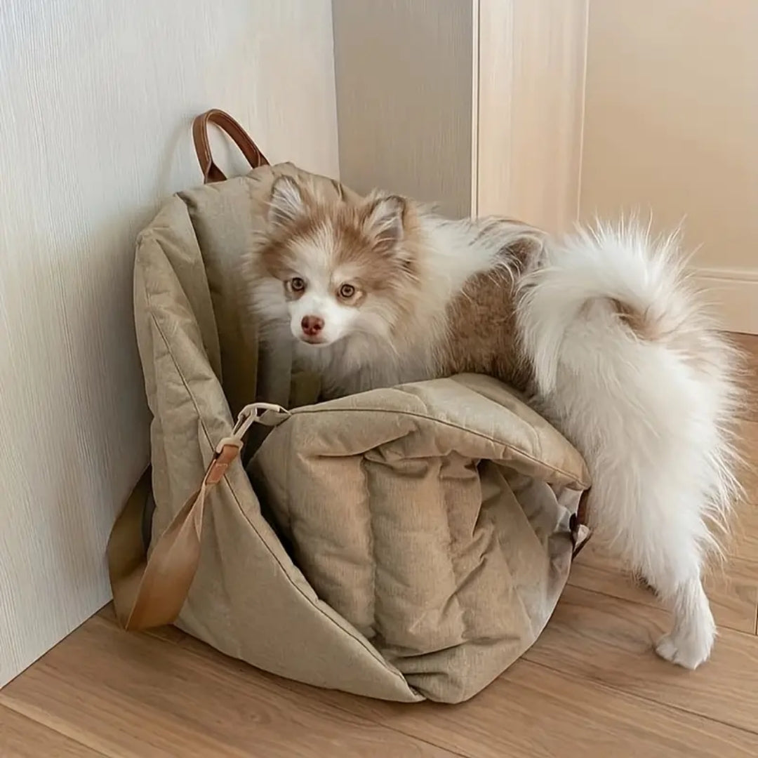 Luxury-3-in-1-Dog-Travel-Bag-Bed-Car-Seat-2
