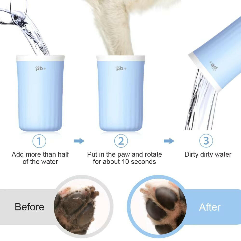 Portable Dog Paw Cleaner with Soft Silicone Bristles for Quick Cleaning 9