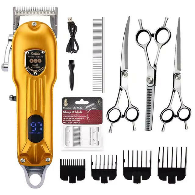 Professional Dog Grooming Kit with Clippers, Scissors & Accessories for Home Use 6