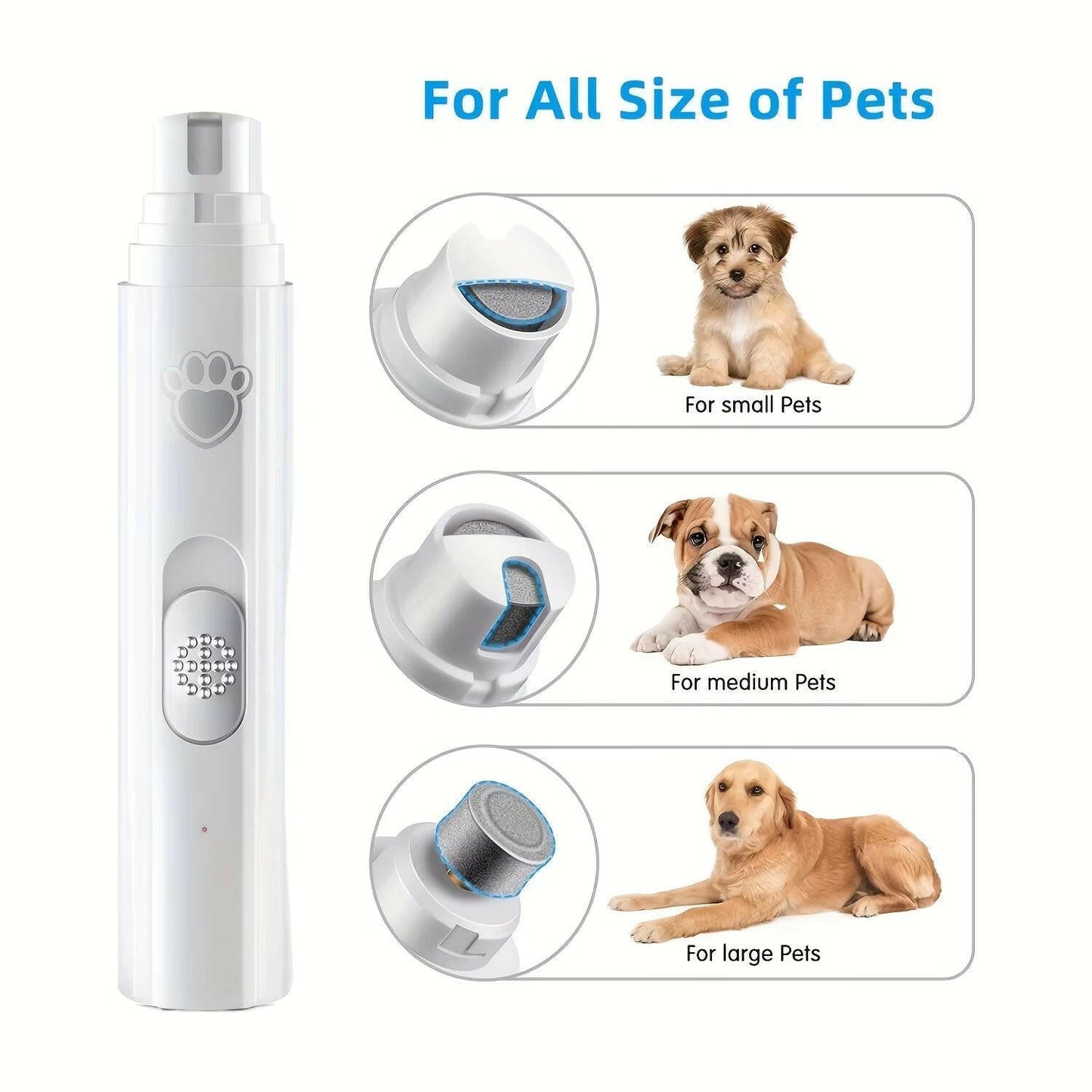 Diamond Precision Dog Nail Grinder with Quiet 2-Speed Operation 11