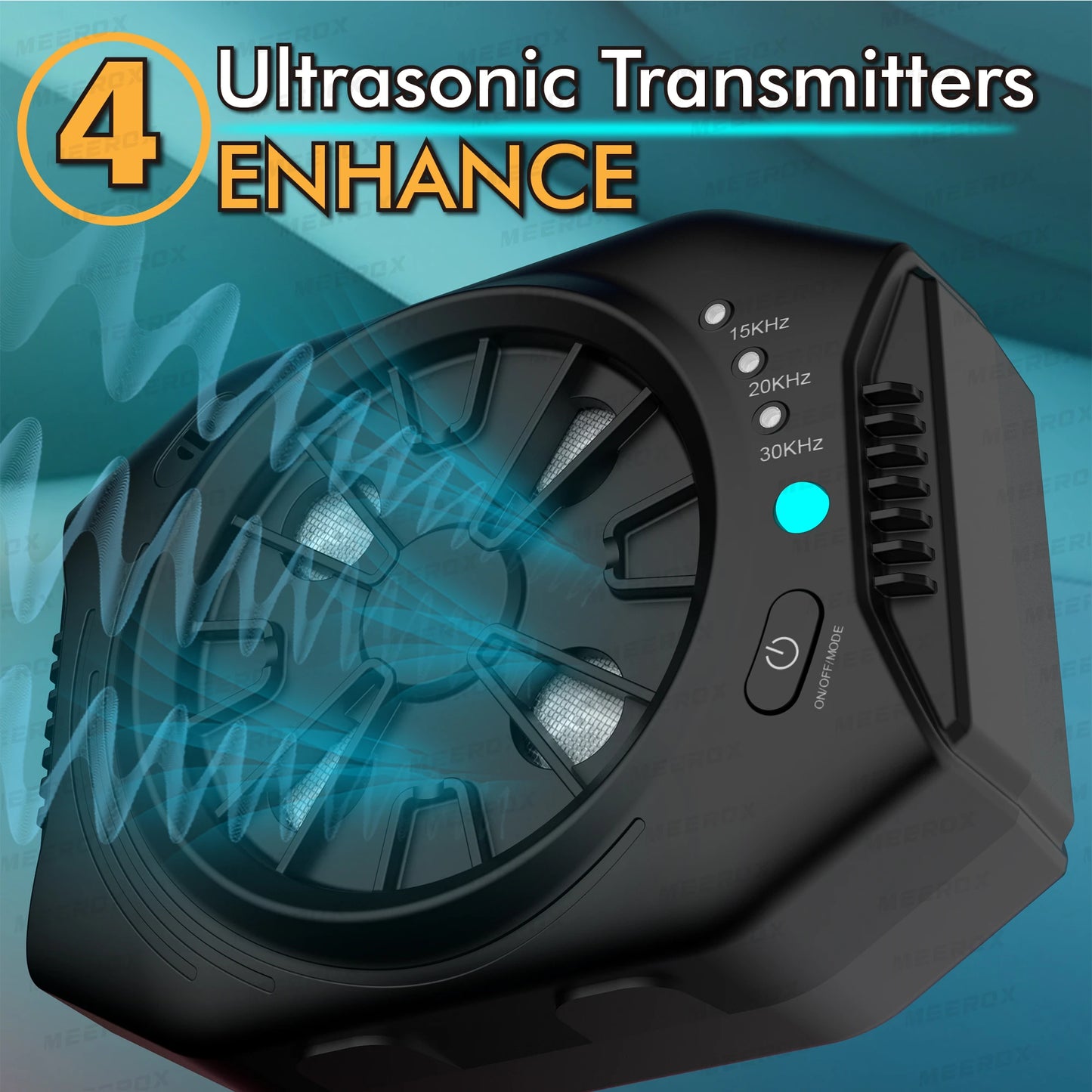 Waterproof Ultrasonic Dog Barking Deterrent Device for Indoor & Outdoor Use 6