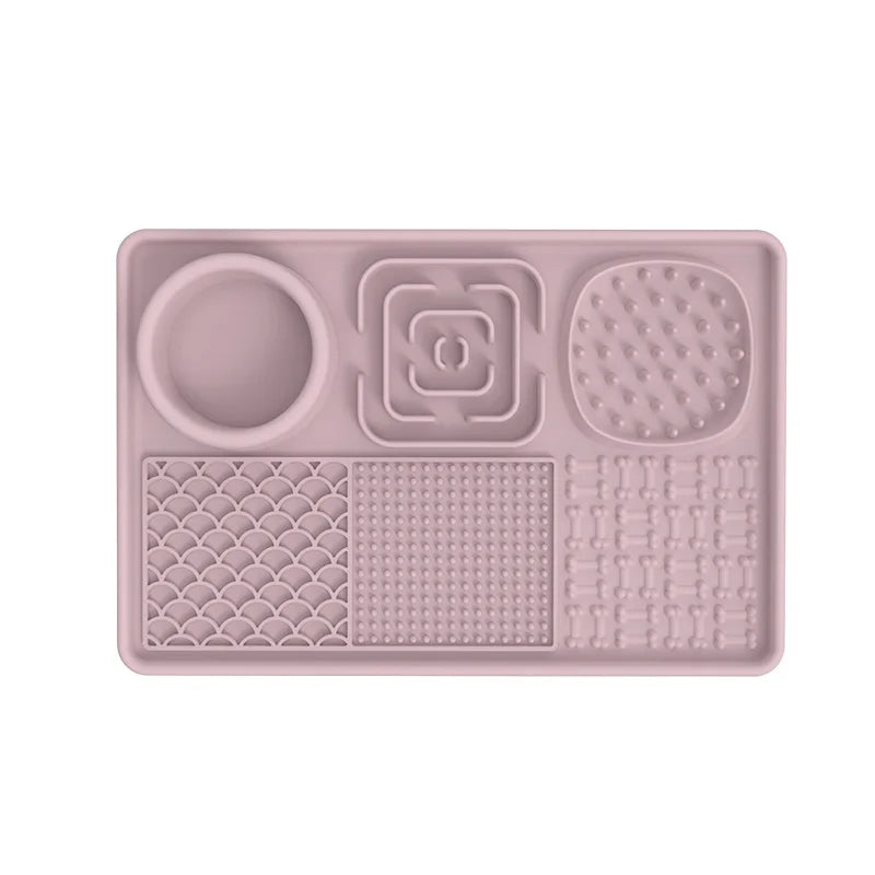 Silicone Dog Lick Mat for Interactive Slow Feeding | Non-Slip Pet Feeding Puzzle with Suction Cups 6