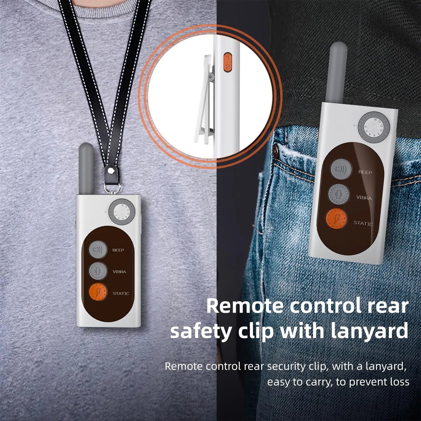 Easy-Carry Remote Control Electric Dog Training Collar 7