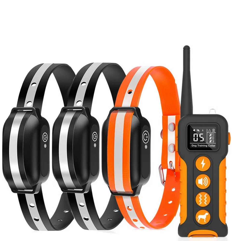 1000m Dog Training Collar with Remote Control for Up to 3 Dogs 6