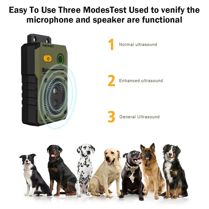 Waterproof Ultrasonic Dog Bark Stopper Device 4