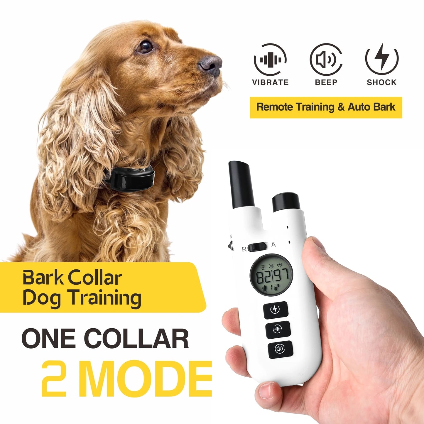 800m No Bark Dog Training Collar | Waterproof & Rechargeable 7