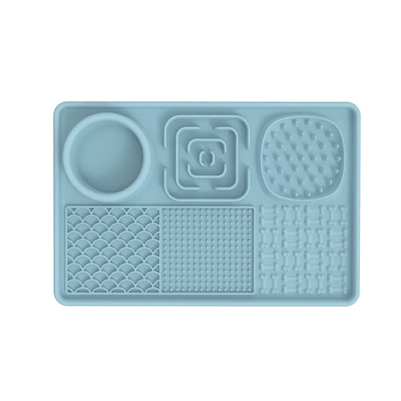 Silicone Dog Lick Mat for Interactive Slow Feeding | Non-Slip Pet Feeding Puzzle with Suction Cups 5