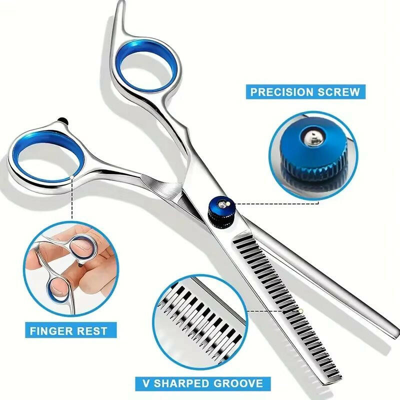 Stainless Steel Dog Grooming Scissors Set & Comb 3