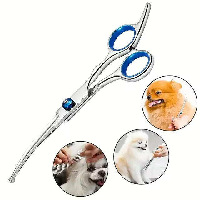Stainless Steel Dog Grooming Scissors Set & Comb 7