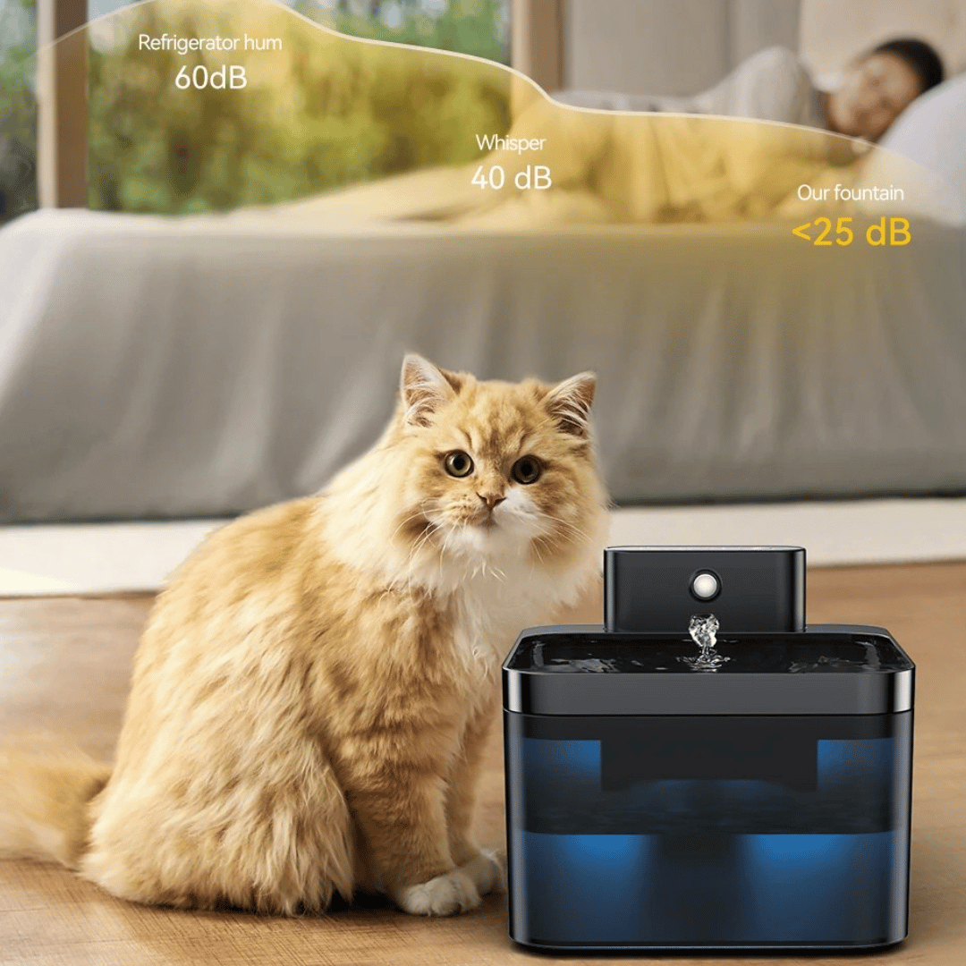 Automatic Cat Water Fountain with Smart Sensor 7