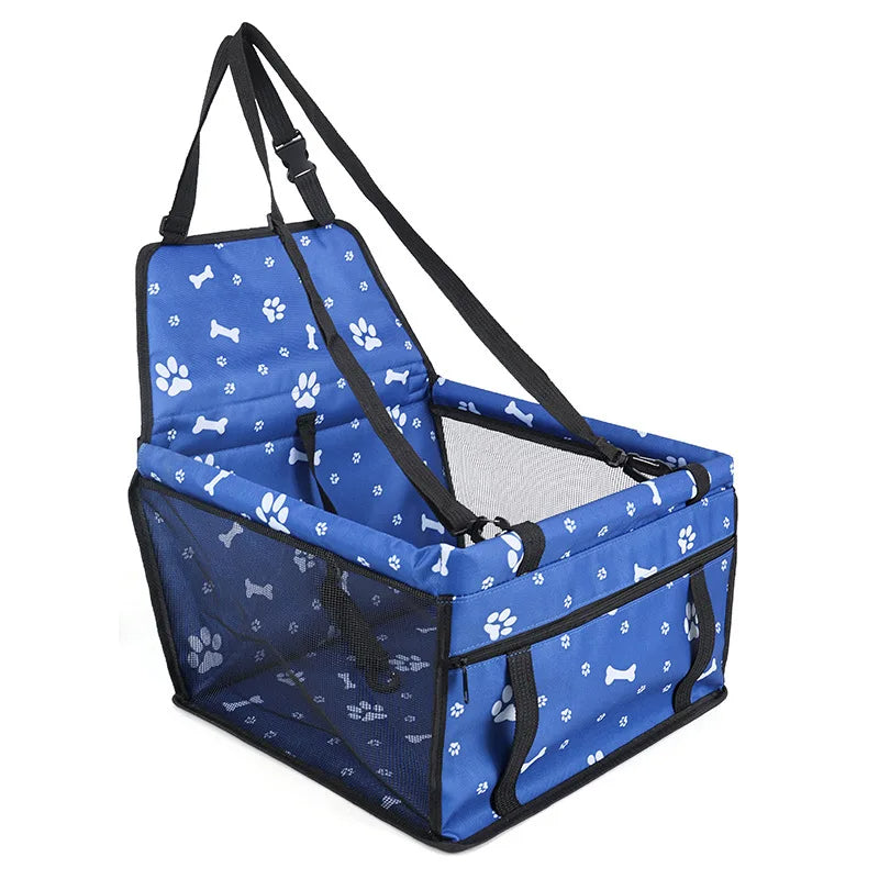 Stable Quick-Release Dog Car Seat Basket with Breathable Mesh Sides 5