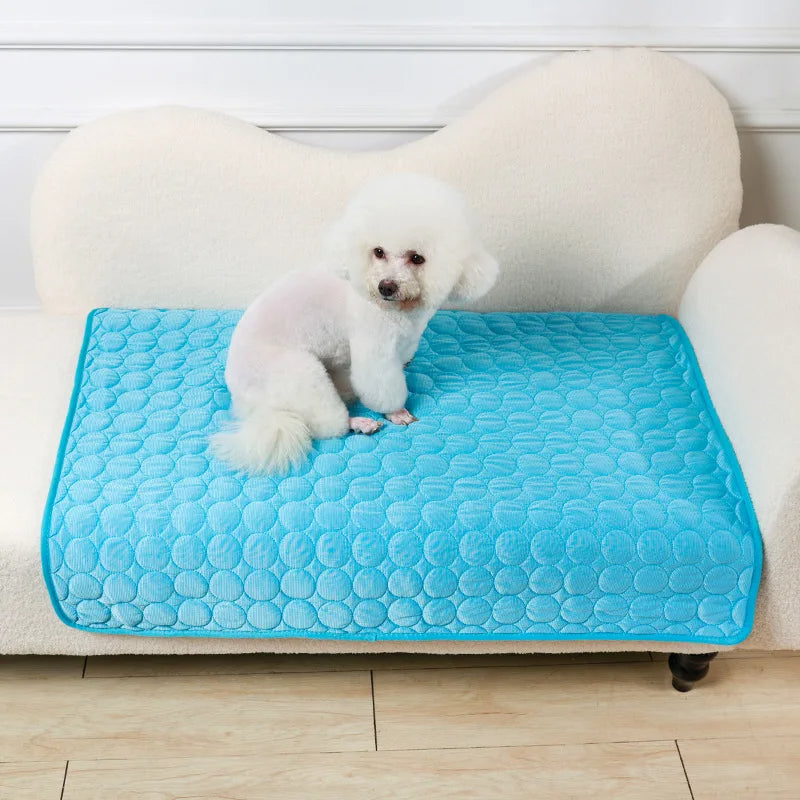 Padded Dog Cooling Mat for Sofas, Floors & Pet Beds | Machine Washable