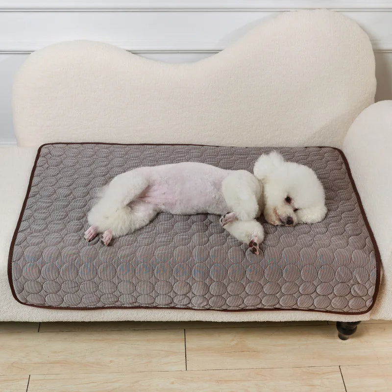 Padded Dog Cooling Mat for Sofas, Floors & Pet Beds | Machine Washable