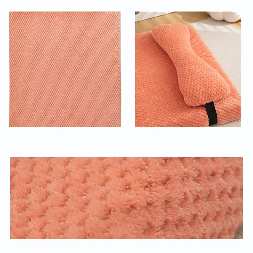 Dream-Pillow Calming Dog Bed with Plush Washable Cover 7