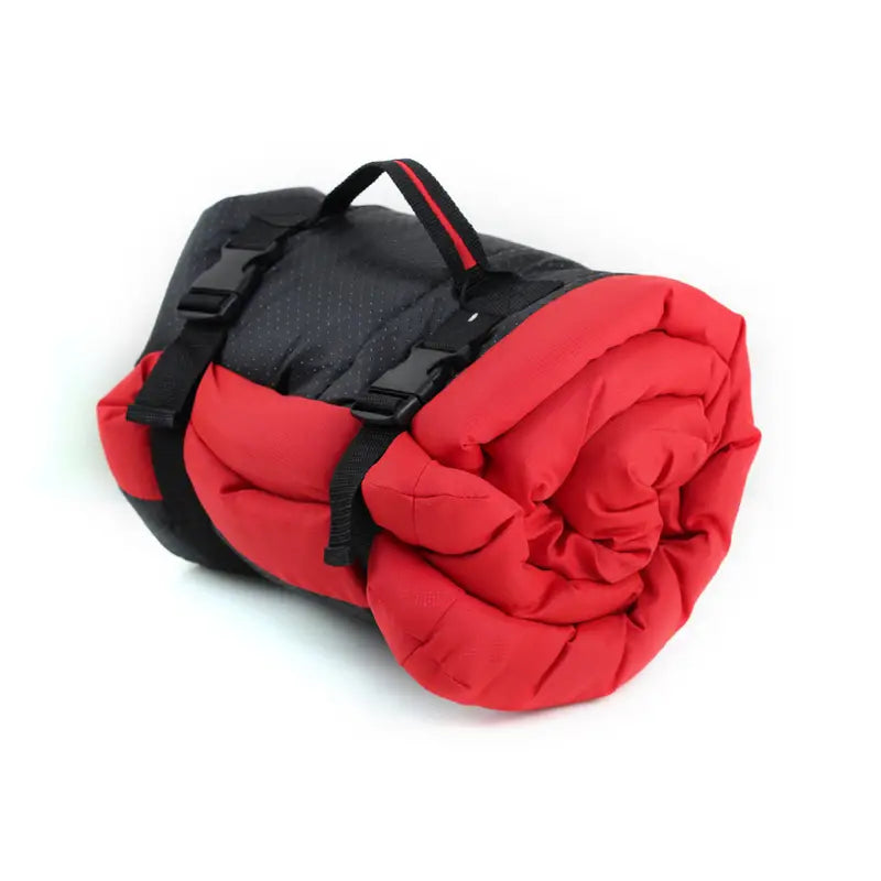 Easy-Carry Foldable and Waterproof Dog Travel Bed Red
