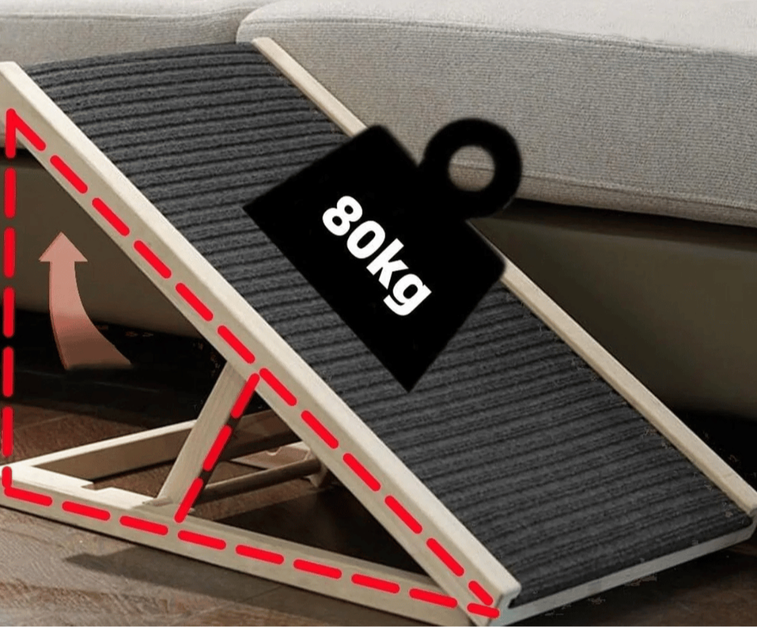 Easy-Storage Adjustable Wooden Dog Ramp 3