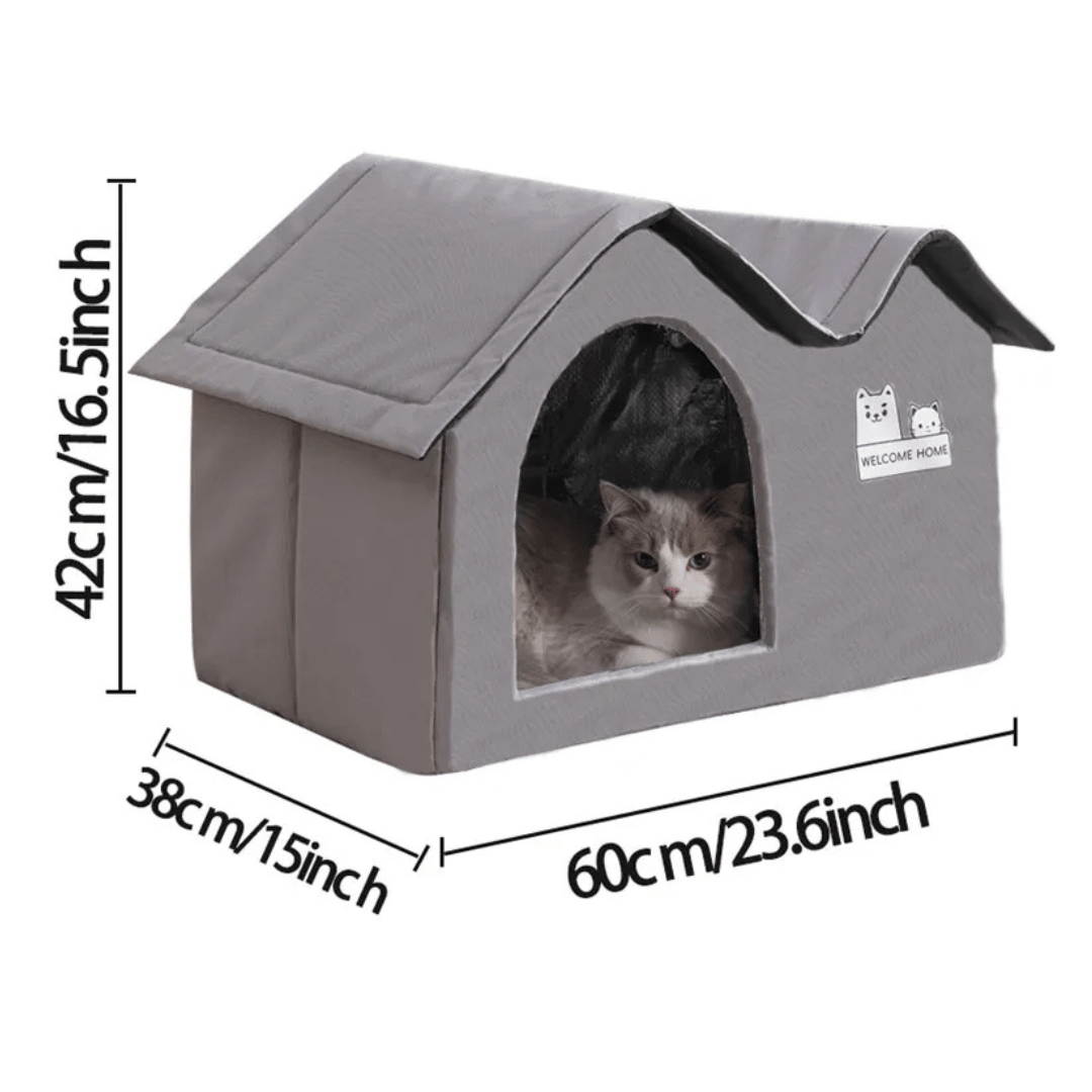Feline Lodge Summer Cooling Cat House for Indoors & Outdoors 6
