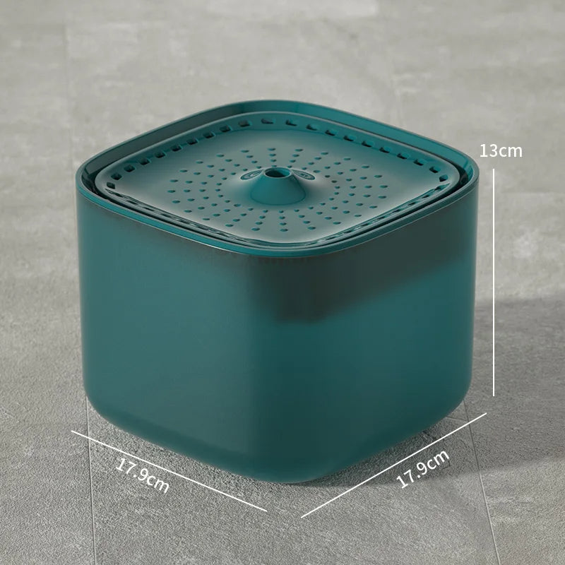 3L Cube Automatic Cat Water Fountain | Low-Noise & USB Rechargeable