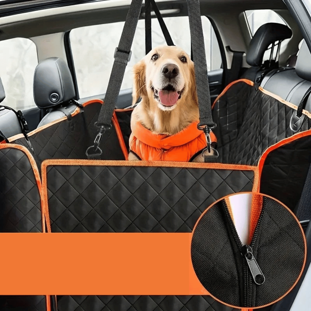 Large Dog Car Seat Hammock Cover for Backseats 2
