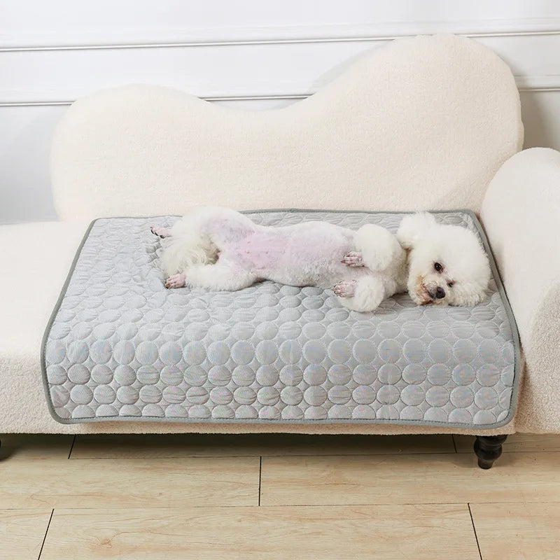 Padded Dog Cooling Mat for Sofas, Floors & Pet Beds | Machine Washable