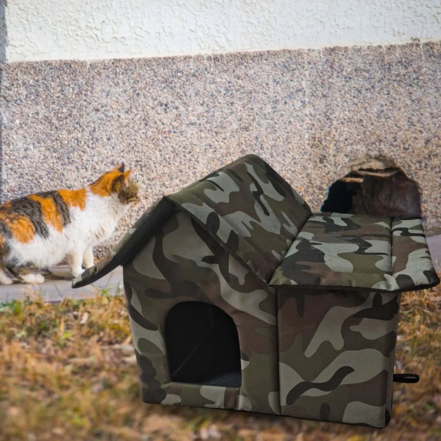 Meow Manor Waterproof Outdoor Cat House 3