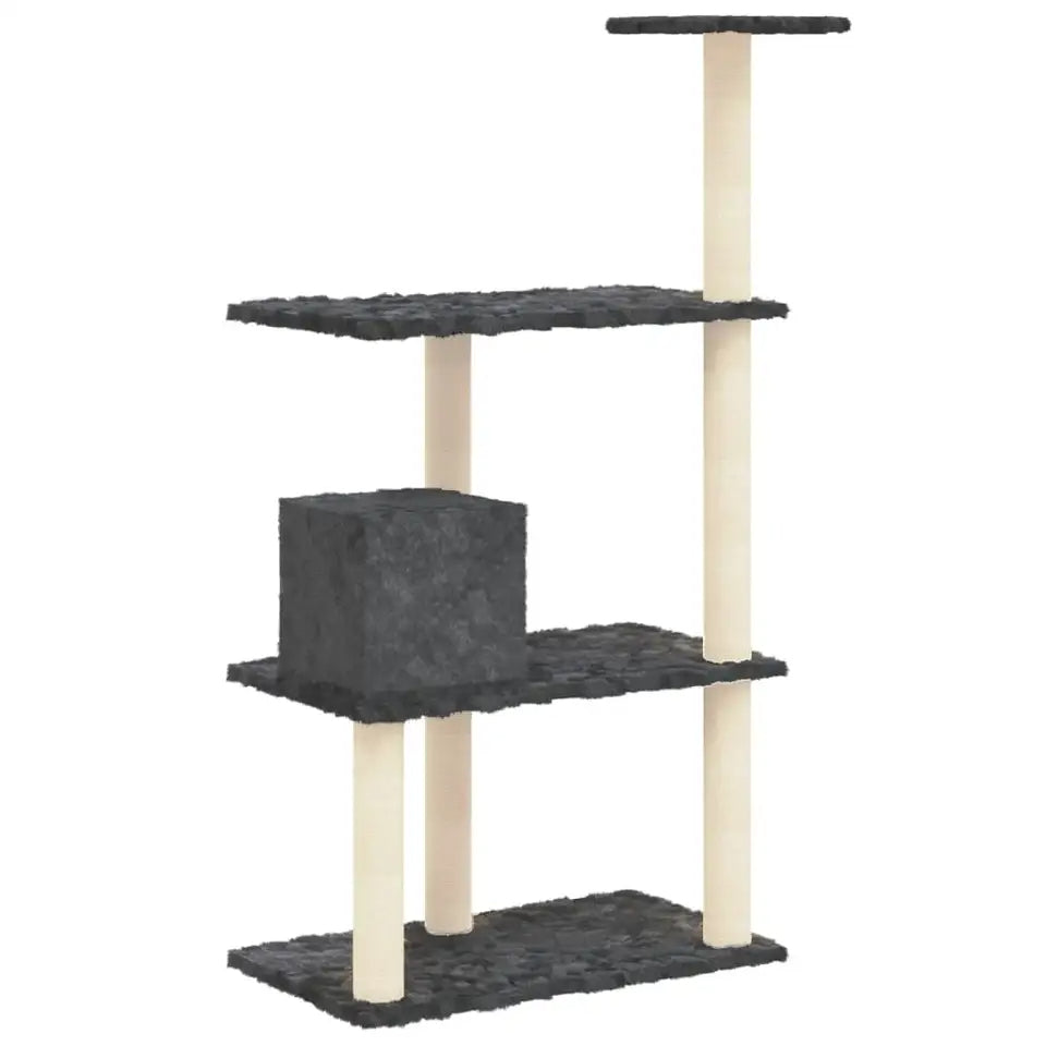 Multi-Level Cat Tree with Plush Condo & Scratching Posts 6