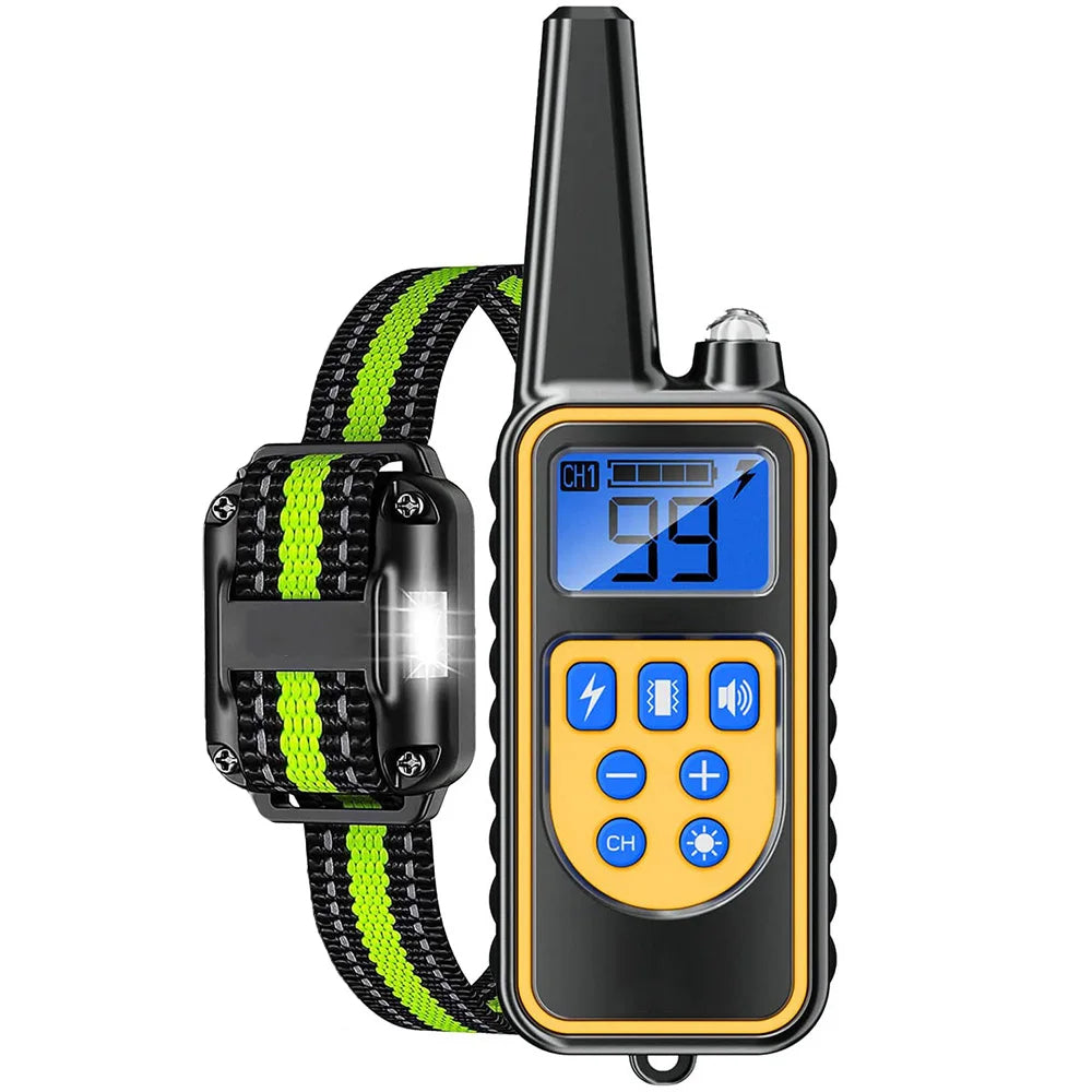 800m Remote-Controlled Dog Training Collar | Waterproof & Rechargeable