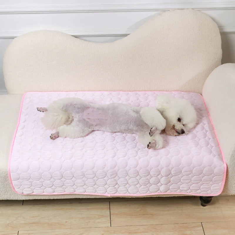 Padded Dog Cooling Mat for Sofas, Floors & Pet Beds | Machine Washable