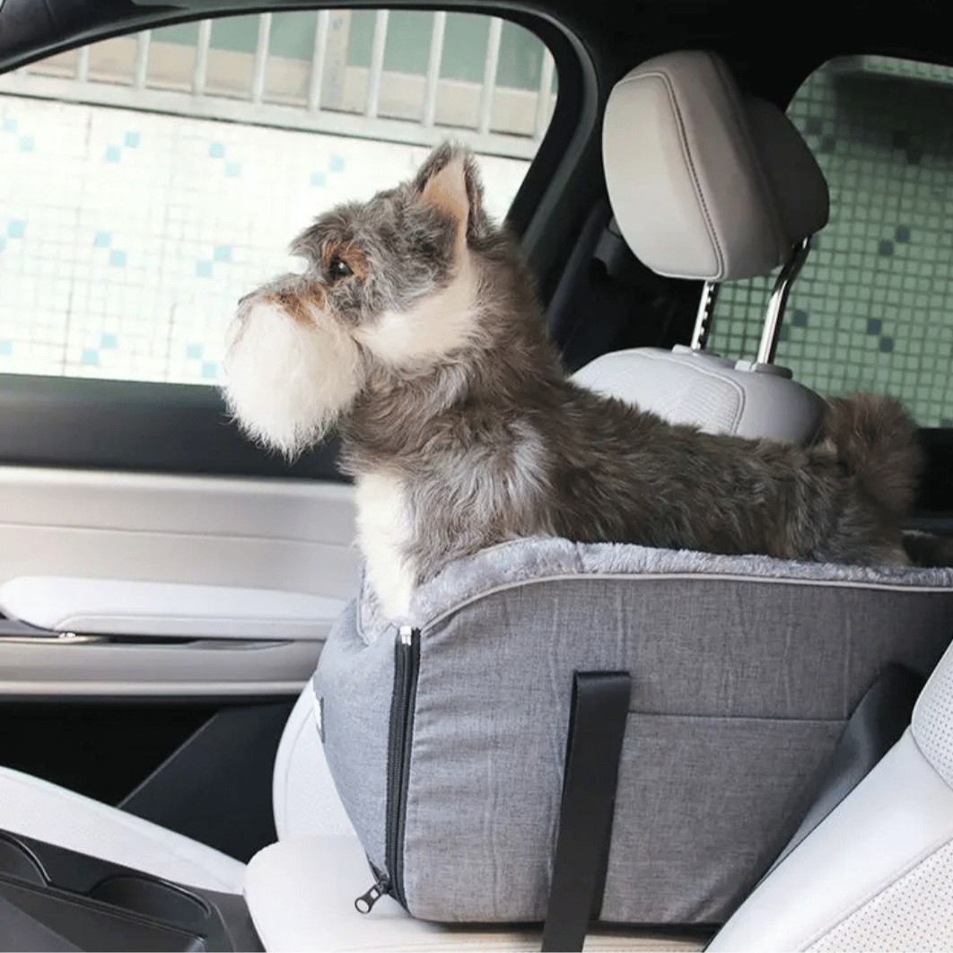 Plush Dog Car Seat Travel Bag for Small Dogs 7