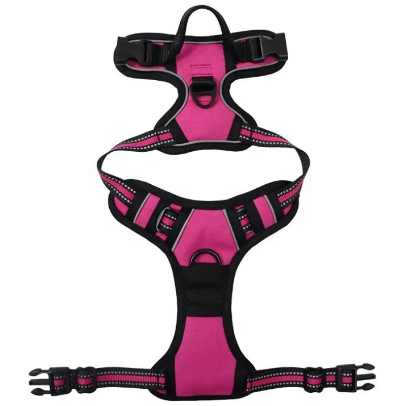 Dog Harness Training Vest with Reflective Straps, Handle & Secure Buckles 26