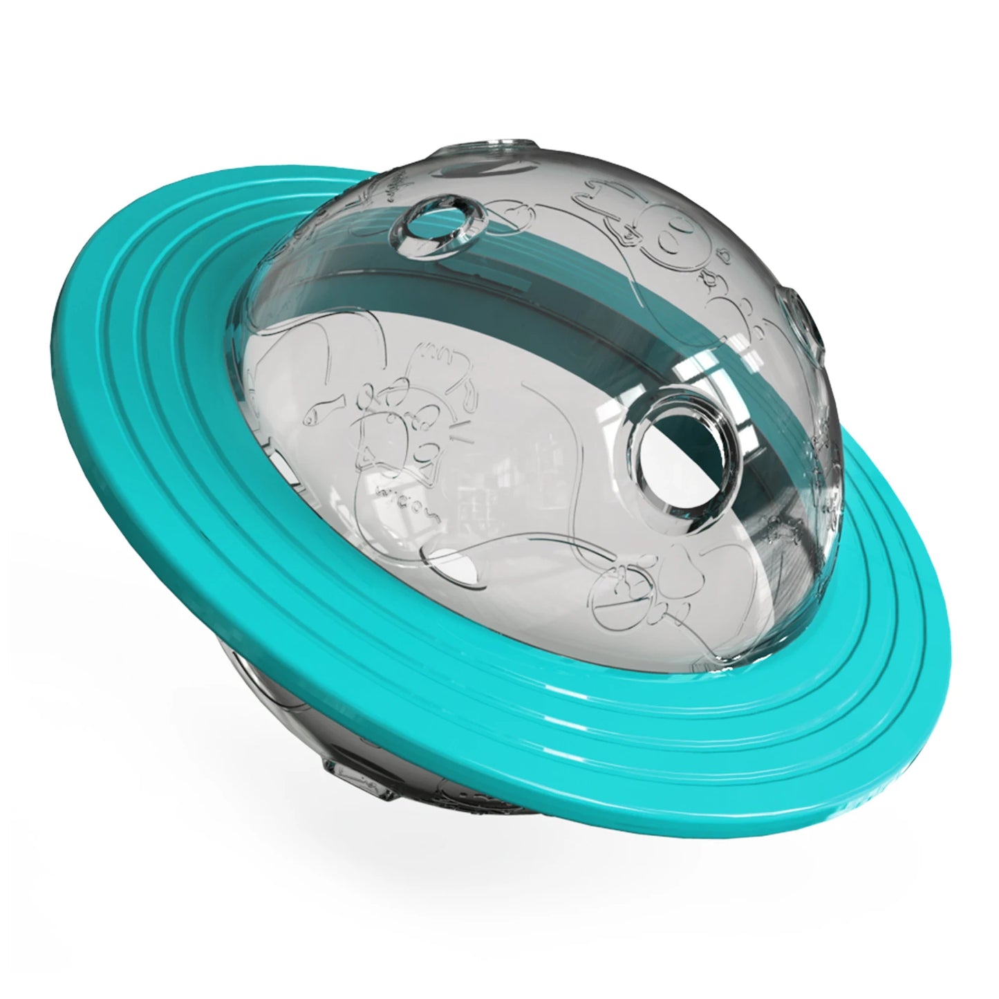 Interactive Dog Treat Ball Toy for Slow Feeding of Biscuits & Food