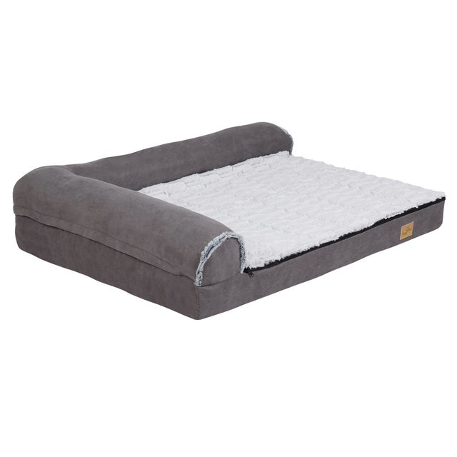 XL Orthopedic Memory Foam Dog Bolster Bed for Large Dogs 2