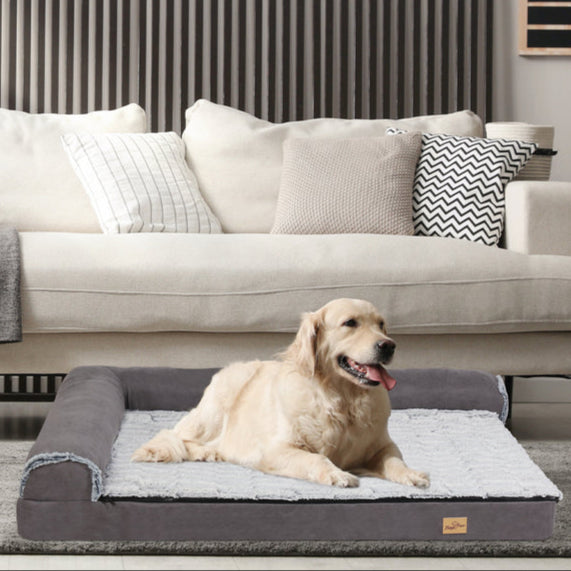 XL Orthopedic Memory Foam Dog Bolster Bed for Large Dogs 3