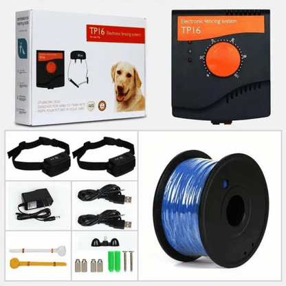 1.2 Acre Dog Fence Containment System with Indoor Transmitter & 300m Wire 12