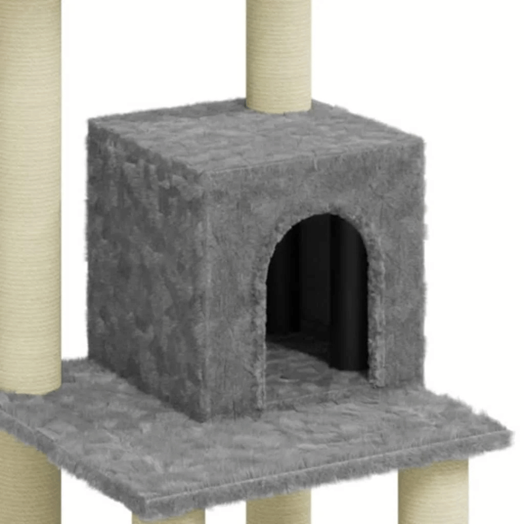 1 Metre Cat Tree Tower with Condo, Perches & Scratching Posts 3