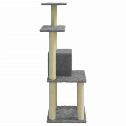 1 Metre Cat Tree Tower with Condo, Perches & Scratching Posts 4