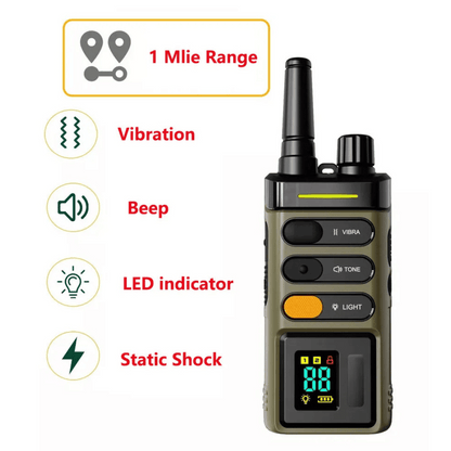 1 Mile Range Remote Dog Training Collar for Big & XL Dogs 7