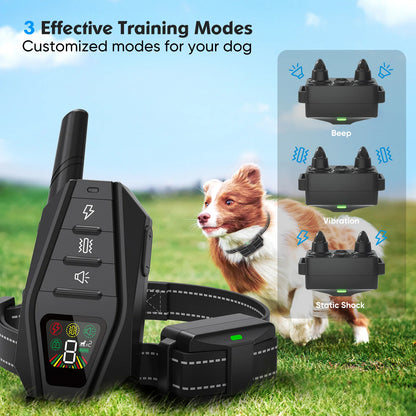 1000m Anti-Bark Electric Dog Collar with 3 Training Modes 2